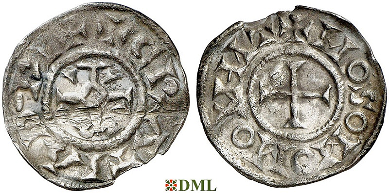 Денье, Каролинги, Charles II (843-877), м.д. Mouzon