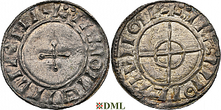 Денарий, Дания, Hardeknut (1035-1042), м.д. Aalborg, Hbg. 39