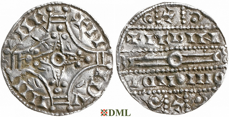Денарий, Дания, Sven Estridsen (1047-1075), м.д. Roskilde, Hbg. 36