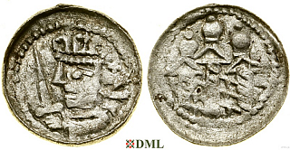 Денарий, Польша, Bolesław II (1058-1080)