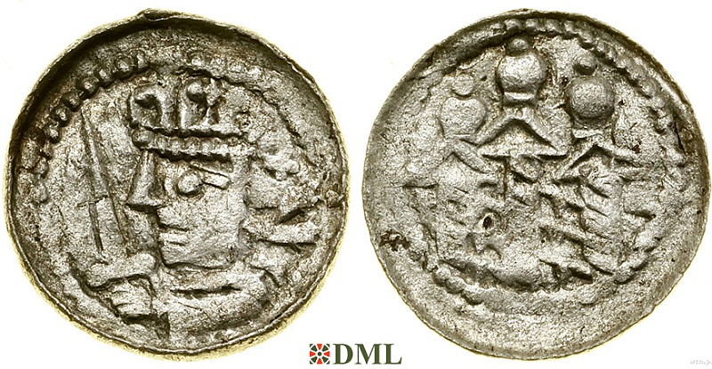 Денарий, Польша, Bolesław II (1058-1080)