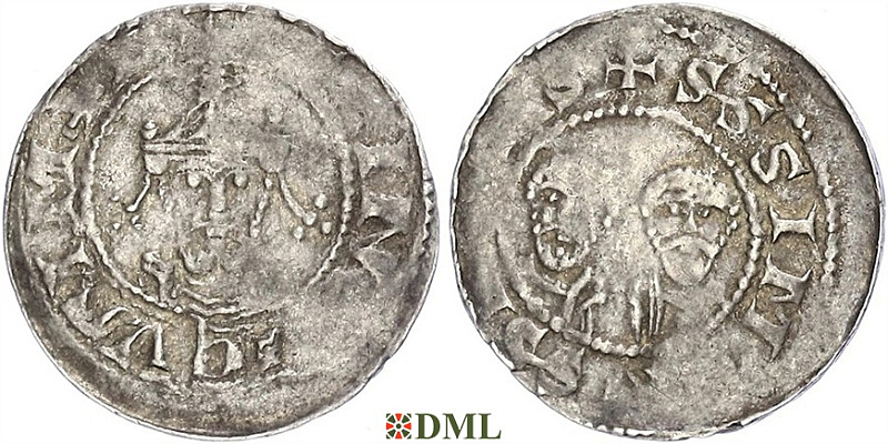 Обол, Германия, Саксония, Heinrich III (1046-1056), м.д. Goslar, Dbg. 667