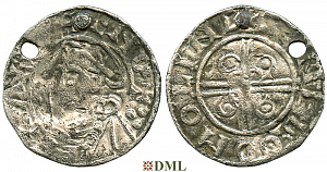 Денарий, Англия, Cnut (1016-1035), м.д. Lincoln, монетарий Sunigod, North 787