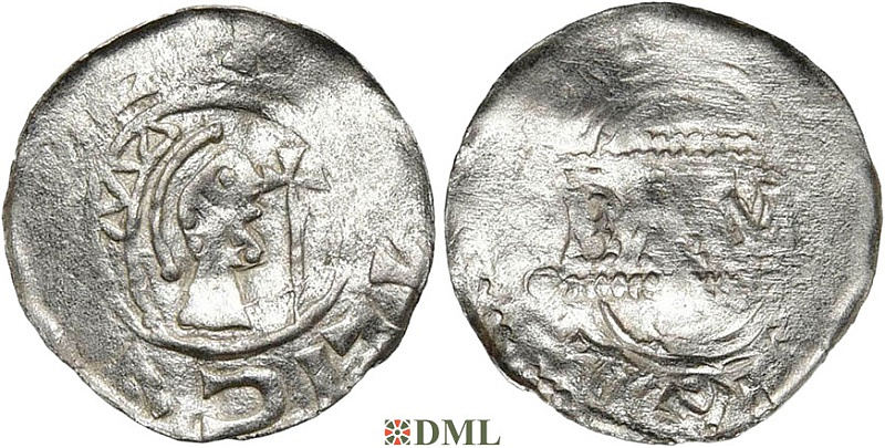 Денарий, Германия, Нижняя Лотарингия, Gf. Bruno III (1050-1057), Frisian imitations