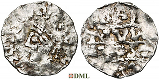 Денарий, Германия, Нижняя Лотарингия, Heinrich II (1002-1024), м.д. Maastricht, Ilisch 2014, 40.8