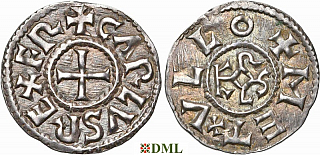 Денье, Каролинги, Charles le Chauve (840-877), м.д. Melle, Depeyrot 627