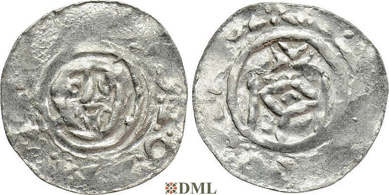 Денарий, Германия, Нижняя Лотарингия, Anonymous bishop, Umkreis von Emden, Dbg. 1311