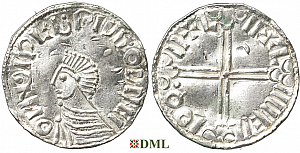 Денарий, Швеция, Olaf Skötkonung (995-1021), м.д. Sigtuna, Malmer -:-