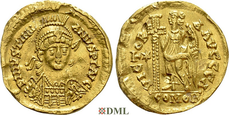 Солид, Германия, Остготы (530-539), м.д. Ravenna
