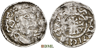 Денарий, Германия, Бавария, Heinrich III (1039-1056), м.д. Regensburg, Hahn 1976, 38A