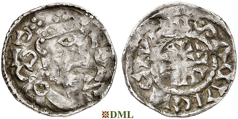Денарий, Германия, Бавария, Heinrich III (1039-1056), м.д. Regensburg, Hahn 1976, 38A