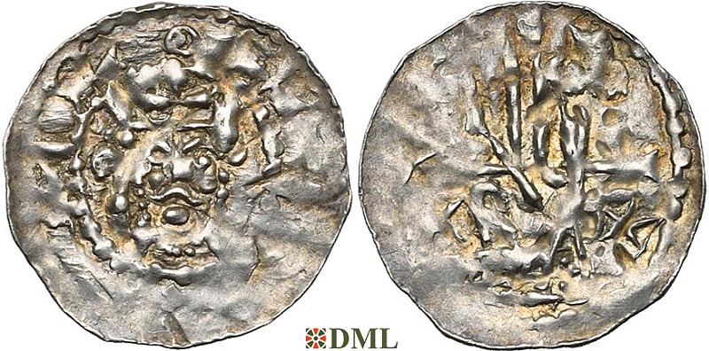 Денарий, Германия, Швабия, Dietwald (1078-1084), м.д. Strassburg, Dbg. -