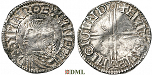 Денарий, Ирландия, Sihtric III (995-1036), м.д. London, монетарий Thymn