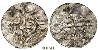 Денарий, Германия, Нижняя Лотарингия, Ordulf  (1059-1072), м.д. Jever, Dbg. 1288