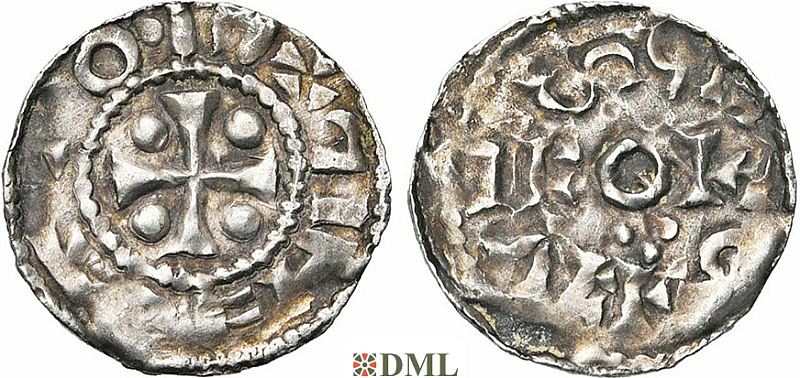 Денарий, Германия, Нижняя Лотарингия, Anonymous bishop, м.д. регион Meuse