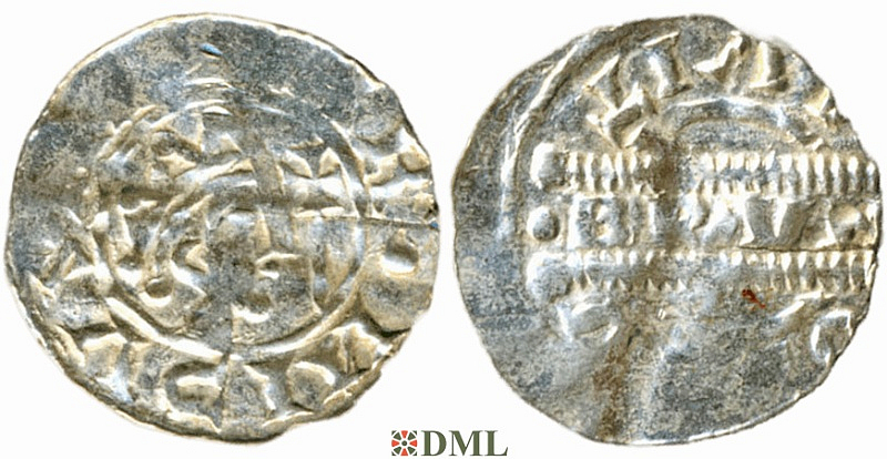 Денарий, Германия, Нижняя Лотарингия, Bruno III (1050-1057), м.д. Leeuwarden, Ilisch 2000, 21.14