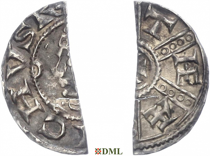 Денарий, Германия, Верхняя Лотарингия, Heinrich IV (1056-1106), м.д. Verdun, Dbg. -
