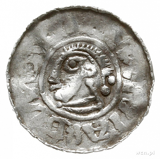 Денарий, Германия, Саксония, Bernhard I (973-1011), м.д. Bardowick, Dbg. 585