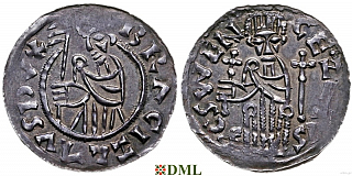 Денарий, Чехия, Богемия, Břetislav I (1034-1055), Šmerda 1996, 150