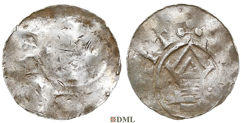 Денарий, Германия, Саксония, Нижняя Саксония, м.д. Goslar, type OAP
