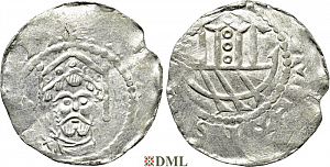 Денарий, Германия, Франкония, Heinrich III (1039-1046), м.д. Speyer, Dbg. 830