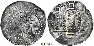 Денарий, Германия, Нижняя Лотарингия, Anonymous bishop, м.д. Thuin?, Ilisch 2014, -