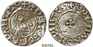 Денарий, Англия, Æthelred II (978-1016), м.д. Winchester, монетарий Godman, North 777