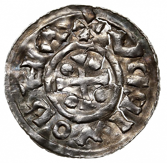 Денарий, Чехия, Богемия, Jaromir (1003-1034), м.д. Prague, Šmerda 1996, 98a