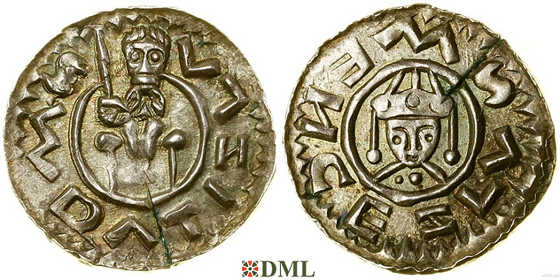 Денарий, Чехия, Богемия, Vratislav II (1061-1092), Šmerda 1996, 159b