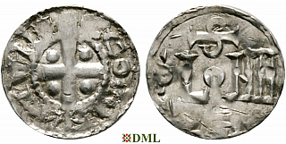 Денарий, Германия, Саксония, Anonymous bishop, м.д. Munster, Dbg.