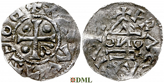 Денарий, Чехия, Boleslav II (972/973-999), м.д. Prague, Šmerda 1996, 2g