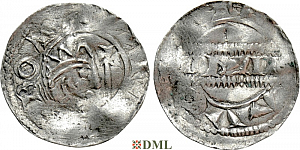 Денарий, Германия, Нижняя Лотарингия, Gf. Bruno III (1050-1057), Frisian imitations