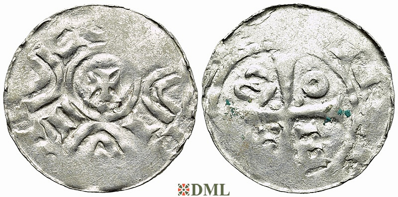 Денарий, Германия, Саксония, Anonymous bishop, Unknown mints (Lower Elbe region), Dbg. 1786