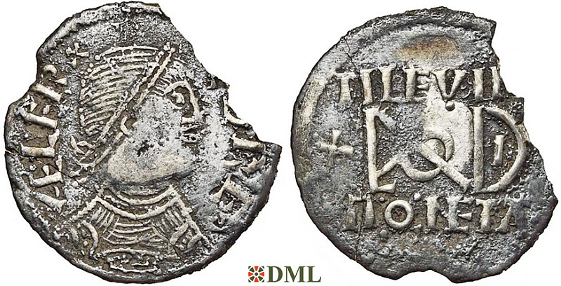 Денарий Англия, Alfred the Great (871-899), м.д. Wessex, монетарий Tilewine, North 646