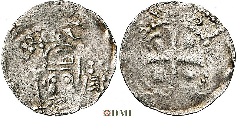 Денарий, Германия, Франкония, Heinrich IV (1056-1084), м.д. Worms, Dbg. 850