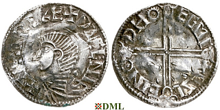 Денарий, Ирландия, Sihtric III (995-1036), м.д. Dublin, монетарий 