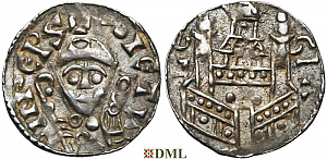 Денарий, Германия, Нижняя Лотарингия, Theoduin (1048-1075), м.д. Luttich, Ilisch 2014, 34.35