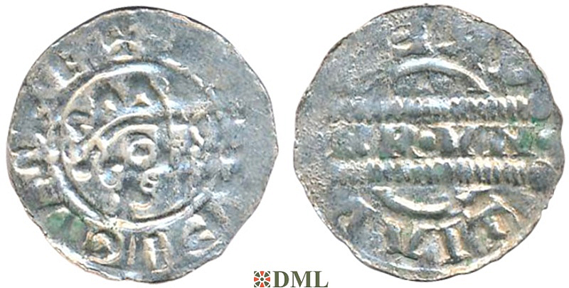 Денарий, Германия, Нижняя Лотарингия, Bruno III (1050-1057), м.д. Leeuwarden, Ilisch 2000, 21.14