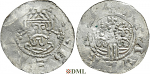 Денарий, Германия, Нижняя Лотарингия, Gf. Egbert II (1068-1090), м.д. Stavoren, Ilisch 2000, 22.1