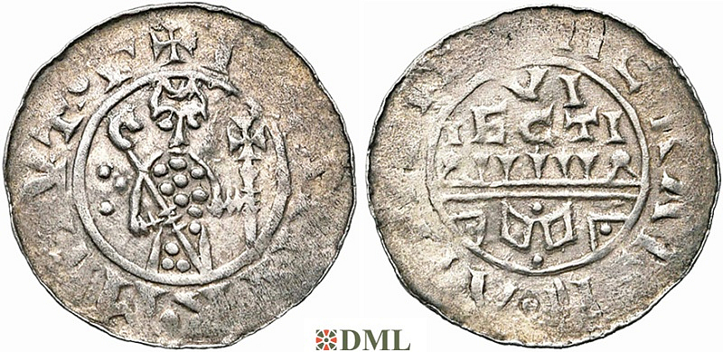 Денарий, Германия, Нижняя Лотарингия, B. Wilhelm (1054-1076), м.д. Utrecht, Ilisch 2000, 10.5