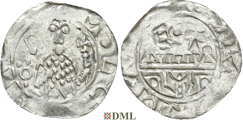 Денарий, Германия, Нижняя Лотарингия, B. Wilhelm (1054-1076), м.д. Utrecht, Ilisch 2000, 10.10
