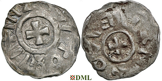 Денарий, Италия, Otto I (962-973), м.д. Verona