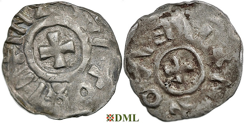 Денарий, Италия, Otto I (962-973), м.д. Verona