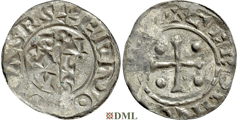 Денарий, Германия, Нижняя Лотарингия, B. Bernold (1040-1054), м.д. Groningen, Ilisch 2000 18.3
