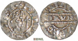 Денарий, Германия, Нижняя Лотарингия, Bruno III (1050-1057), м.д. Leeuwarden, Ilisch 2000, 21.14