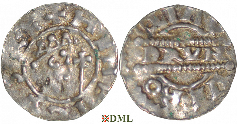 Денарий, Германия, Нижняя Лотарингия, Bruno III (1050-1057), м.д. Leeuwarden, Ilisch 2000, 21.14