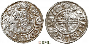 Денарий, Англия, Æthelred II (978-1016), м.д. Northampton, монетарий Burninc, North 770