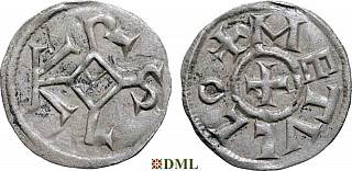 Обол, Каролинги, Charles le Chauve (840-877), м.д. Melle, Depeyrot 606B