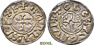 Денье, Каролинги, Charles le Chauve (840-877), м.д. Toulouse, Depeyrot 1002