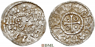Денарий, Германия, Бавария, Heinrich II (1002-1024), м.д. Salzburg, Hahn 1976, 98A.3